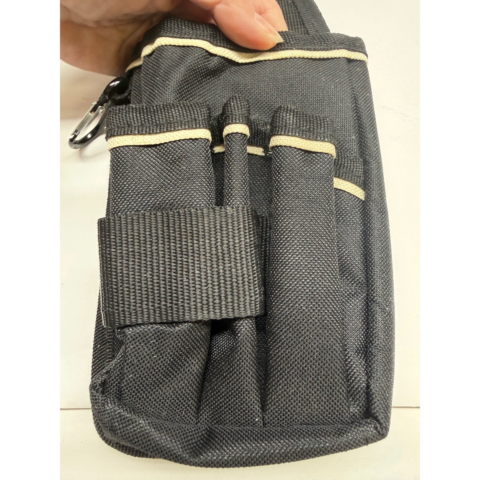 Texas Hold-Ums Black Ballistic Nylon Utility Pouch Belt Loop Case 06-024-02