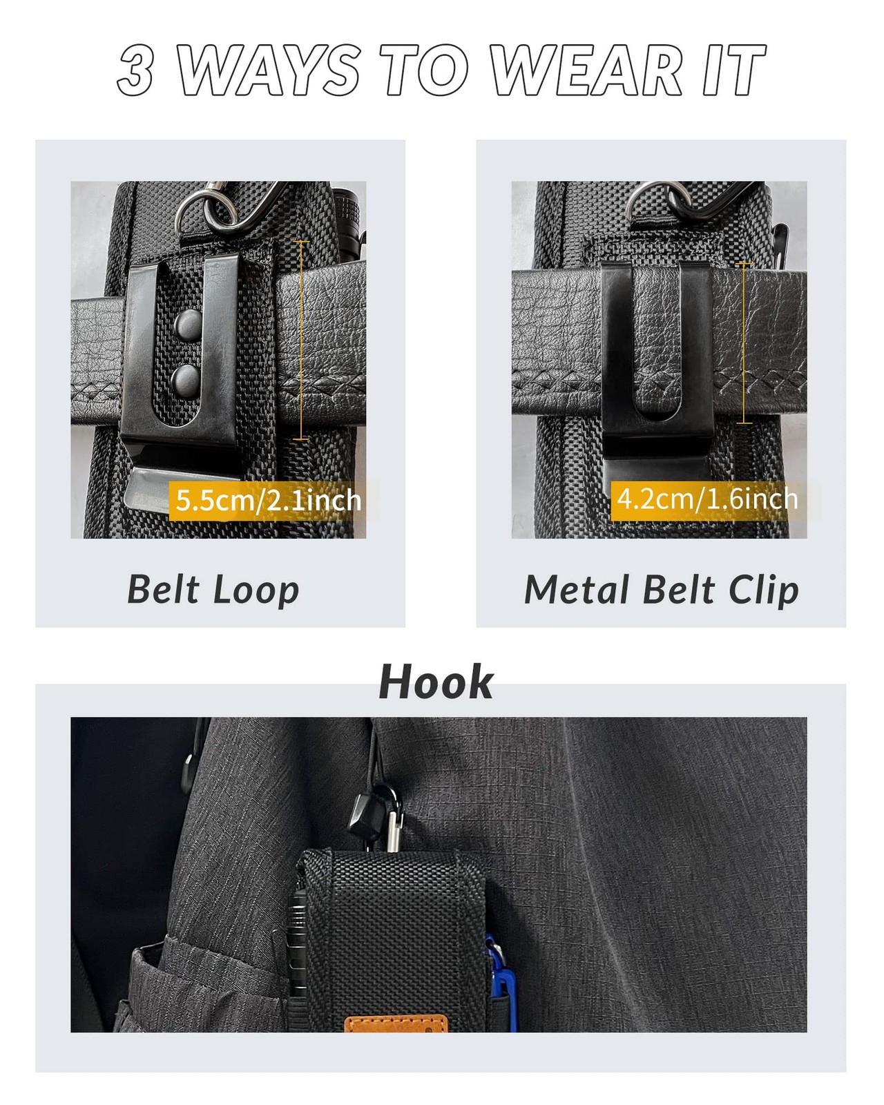 Multitool Sheath-EDC Pouch,Multi Tool Holster for Belt,Small Tactical Tool Po…
