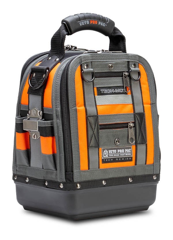 Veto Pro Pac TECH-MCT HI-VIZ Orange Compact Tech Tool Bag