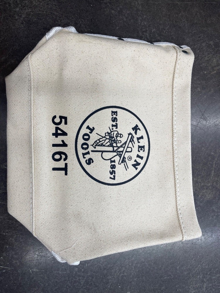Klein Tools Bull Pin & Bolt Bag 5416T Canvas 5″x9″x10″ w/ Tunnel Loop