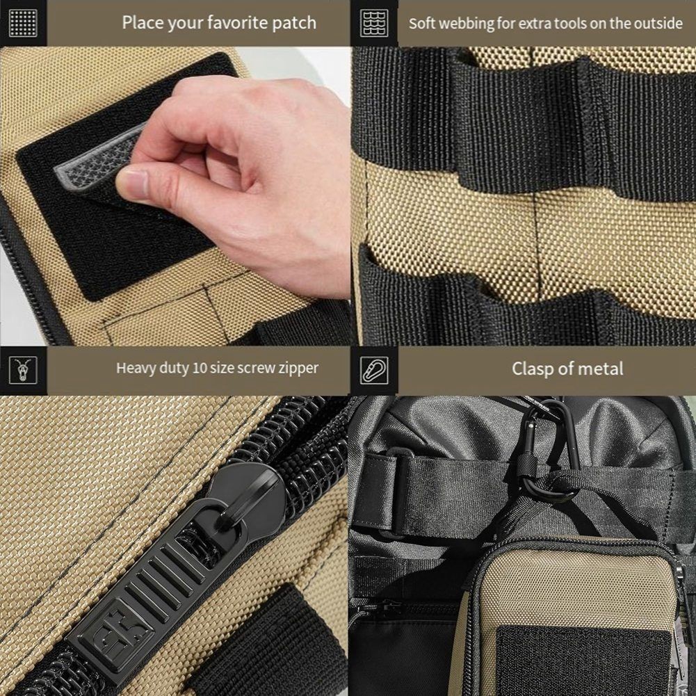Heavy Duty Small Tool Bag Pouch Portable Utility Organizer Case Perfect for2543