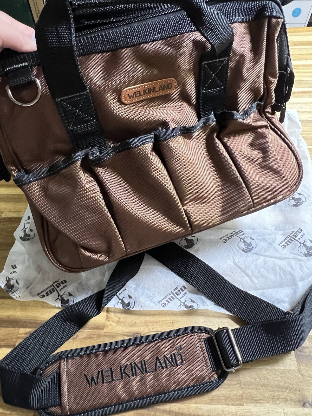 Welkinland 17 Pockets Electricians Tool Bag