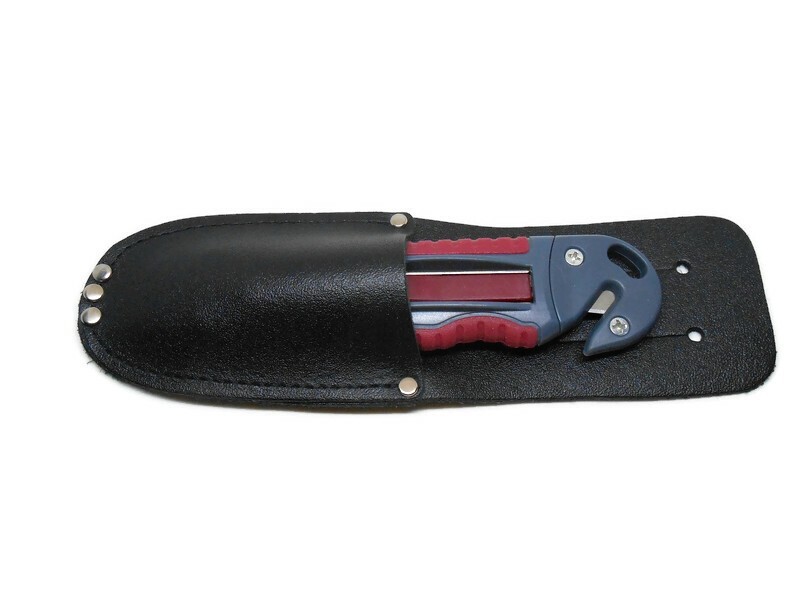 Industrial Utility Knife Holster Black 3-1/2″ Pocket With Clauss 18968 Knife