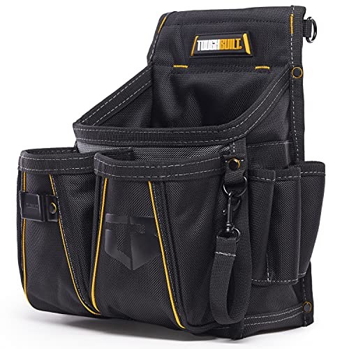TOUGHBUILT MINI ELECTRICIAN POUCH, COMPACT TOOL POUCH TB-314-2 – BLACK/YELLOW