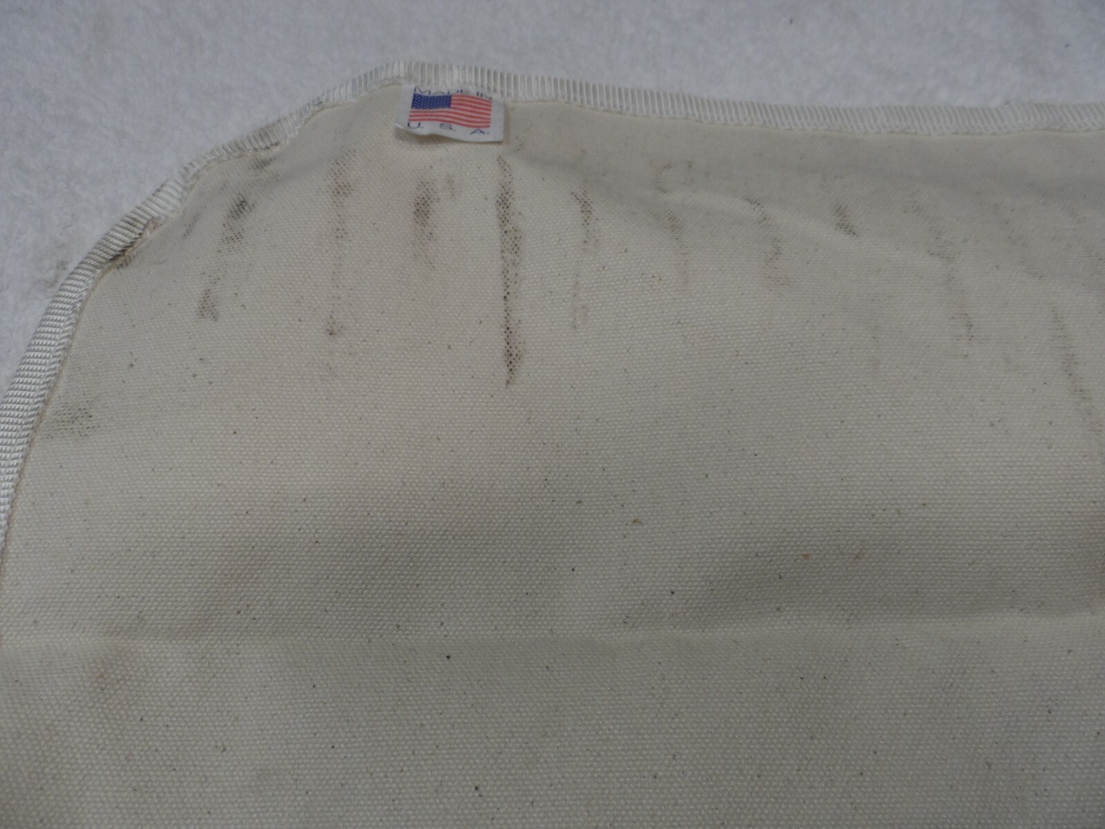 White Canvas Pouch for Chisels (Craftsman, Snap-On, Other) – made in USA