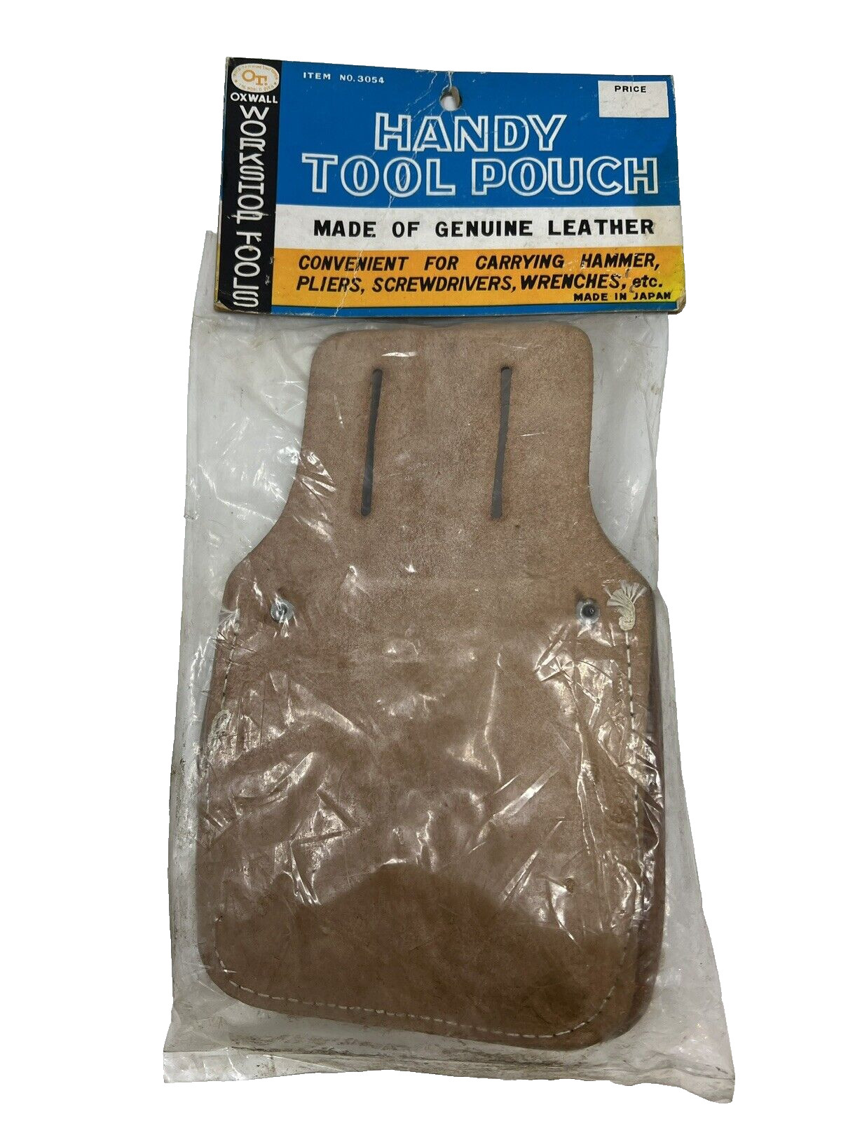 Vintage Oxwall Handy Tool Pouch Genuine Cowhide Leather Japan