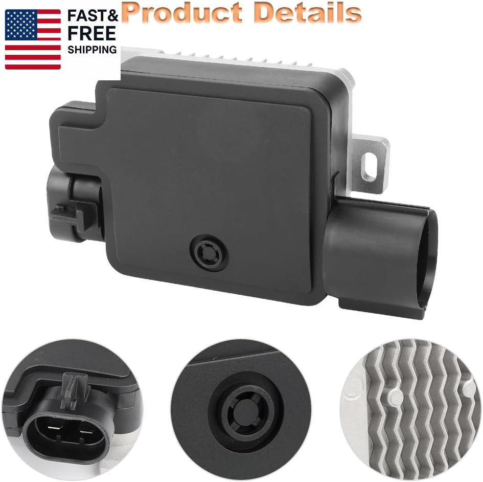 Engine Cooling Fan Control Module Compatible with 2007-2015 Ford Flex Edge Linco