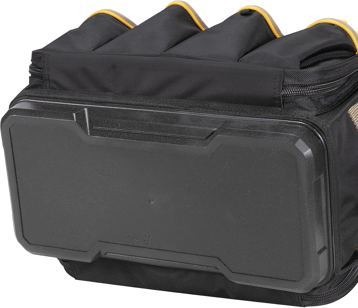 CLC 17″ Multi-Compartment Tool Bag with Molded Base – Black/Blue