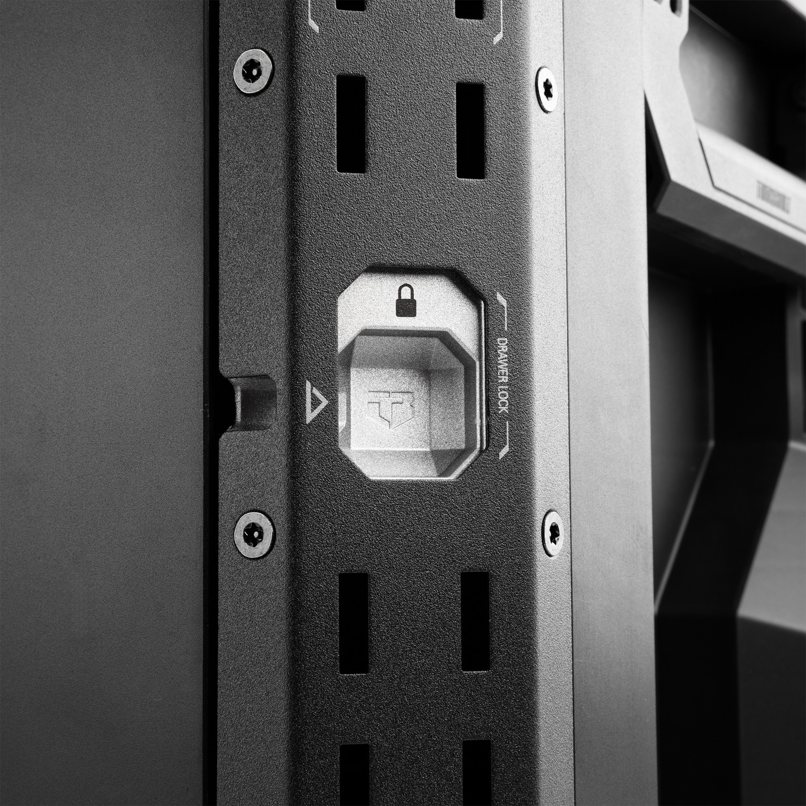 ToughBuilt StackTech 3-Drawer Rolling Locking Box, Tool Storage & Gear Organizer