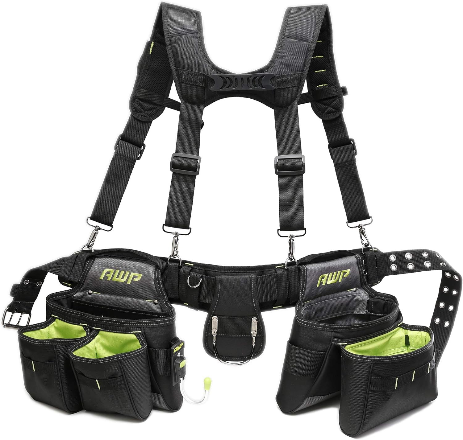 AWP Tool Belt Tool Rig, Durable Premium Utility Belt Organizer for Men & Women,