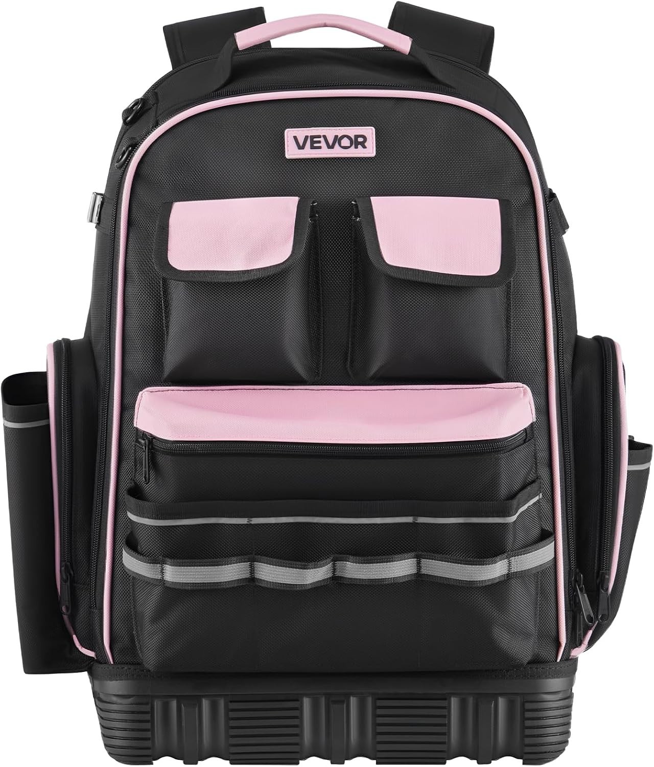 56-Pocket Tool Backpack – Stylish Electrician Organizer with Laptop Compartment