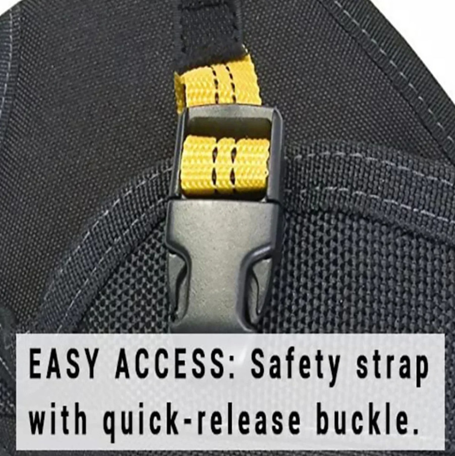 1pc Cordless Drill Holster with Hook & Metal Clip Oxford Cloth Tool Holder – NEW