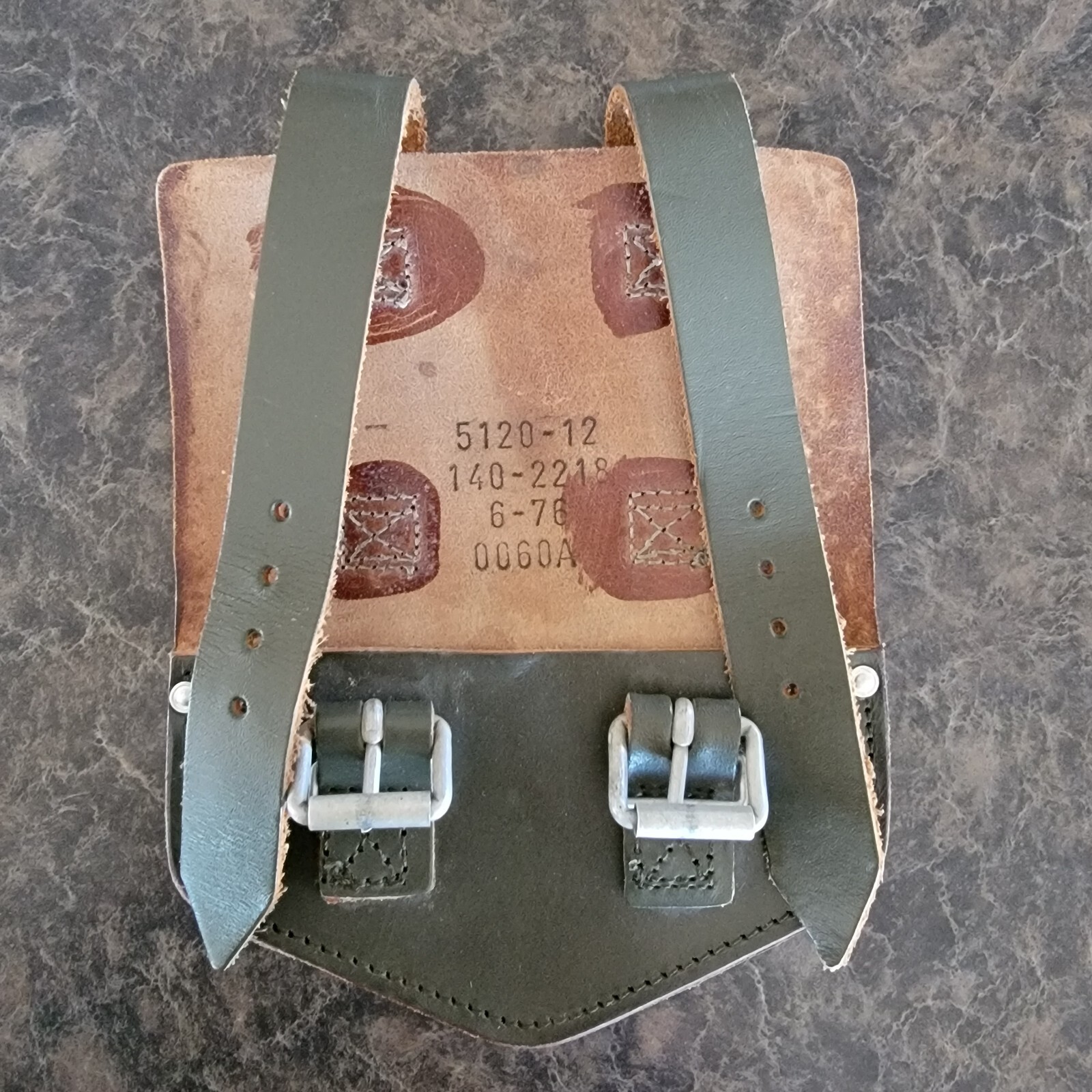 Heavy Duty Leather Tool Belt Accessories Loop Attachment Hunting military green