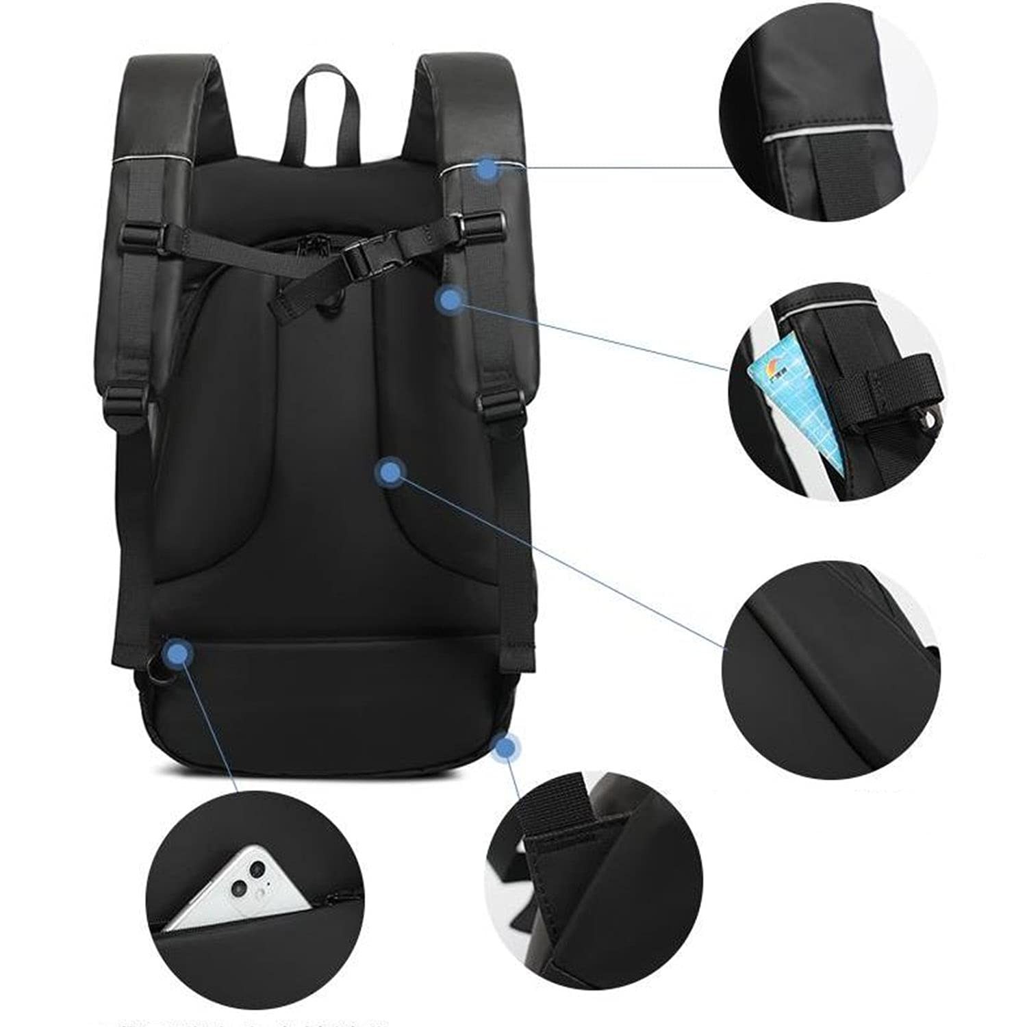MIHUNTER Motorcycle Backpack Waterproof Helmet Backpack for Men, Travel
