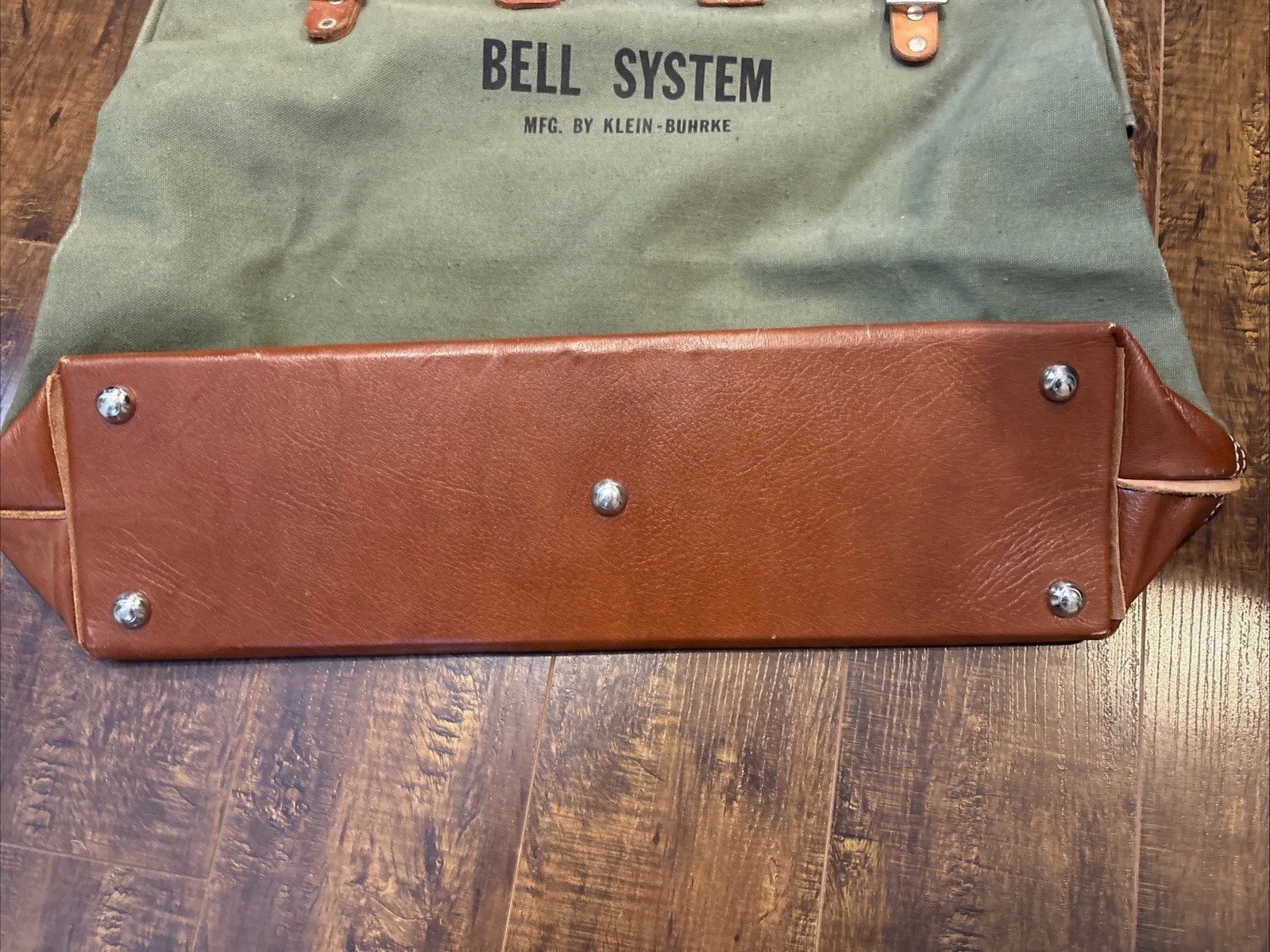 Vintage Bell System Klein-Buhrke Lineman’s Canvas Utility Bag Tool Bag