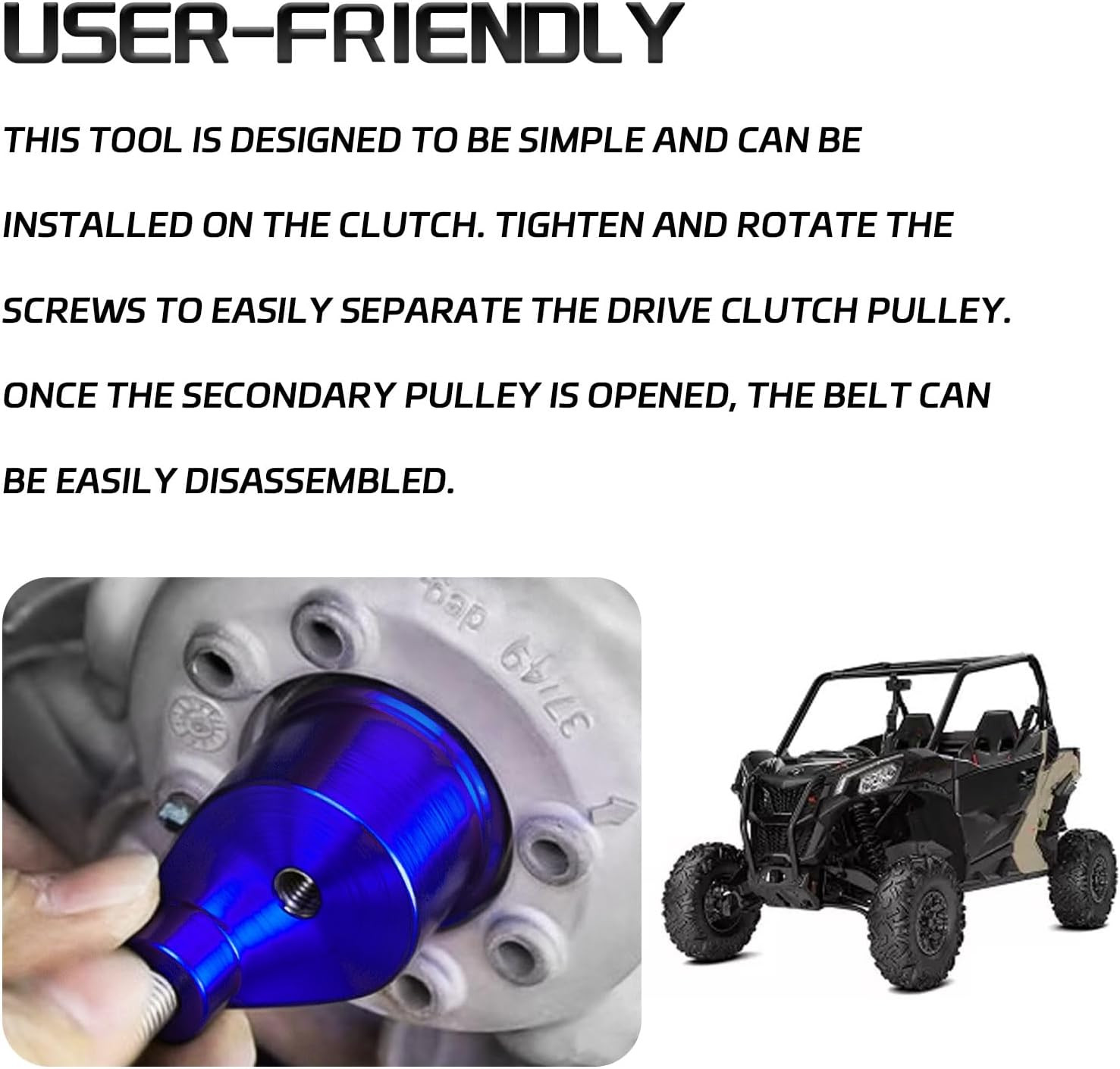 Belt Removing Tool for Can-Am Defender Belt Removal Tool Clutch Spreader CVT Dri