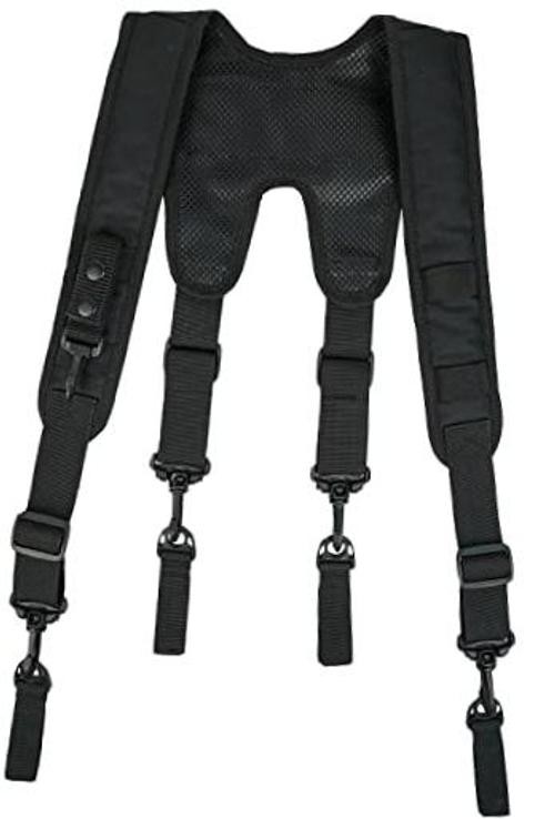 Tactical Tool Belt Suspenders for Men,Durable Duty Belt Harness with