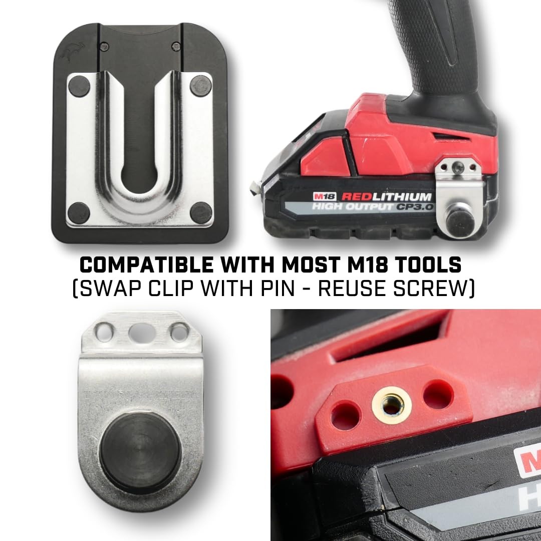 Universal Tool Holster Gravity Lock Clip Belt Holder for Drills Impacts
