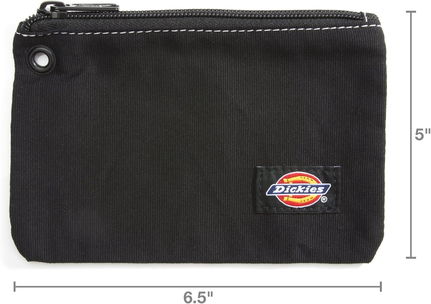 Dickies Set of 3 Small Canvas Utility Pouches, Zippered, for Organizing Small To