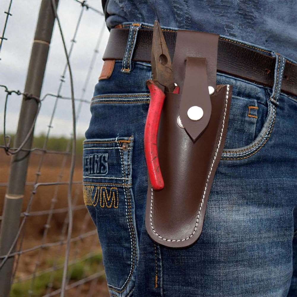 Plier Holder for Belt, Durable Leather Sheath Pouch Holder Gardening Tools Holst