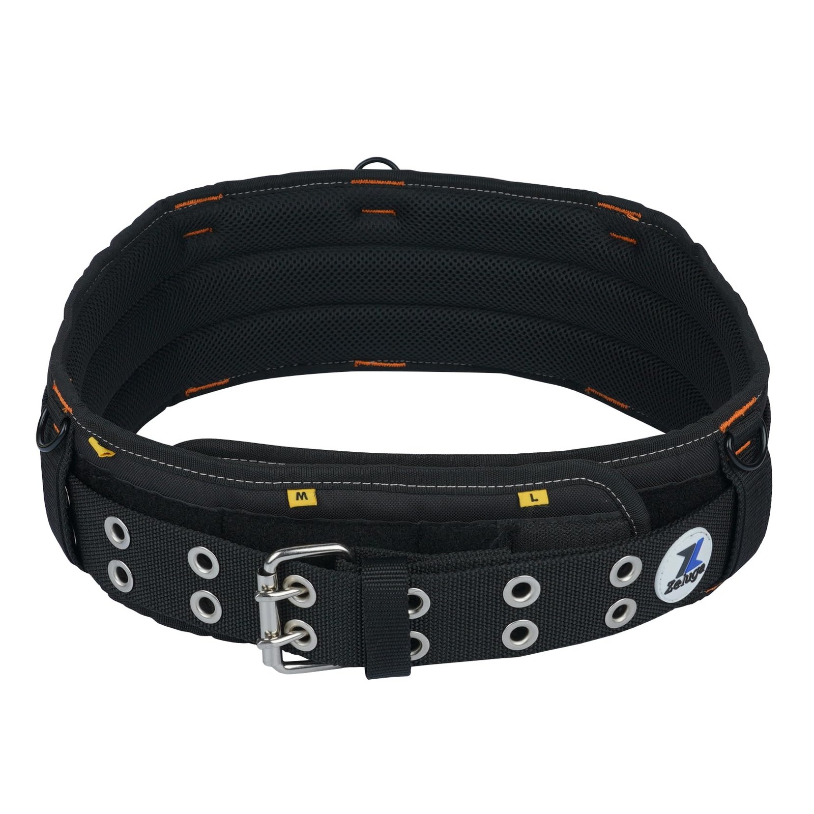20-222 Heavy Duty Polyester Tool Rig Padded Belt, Black