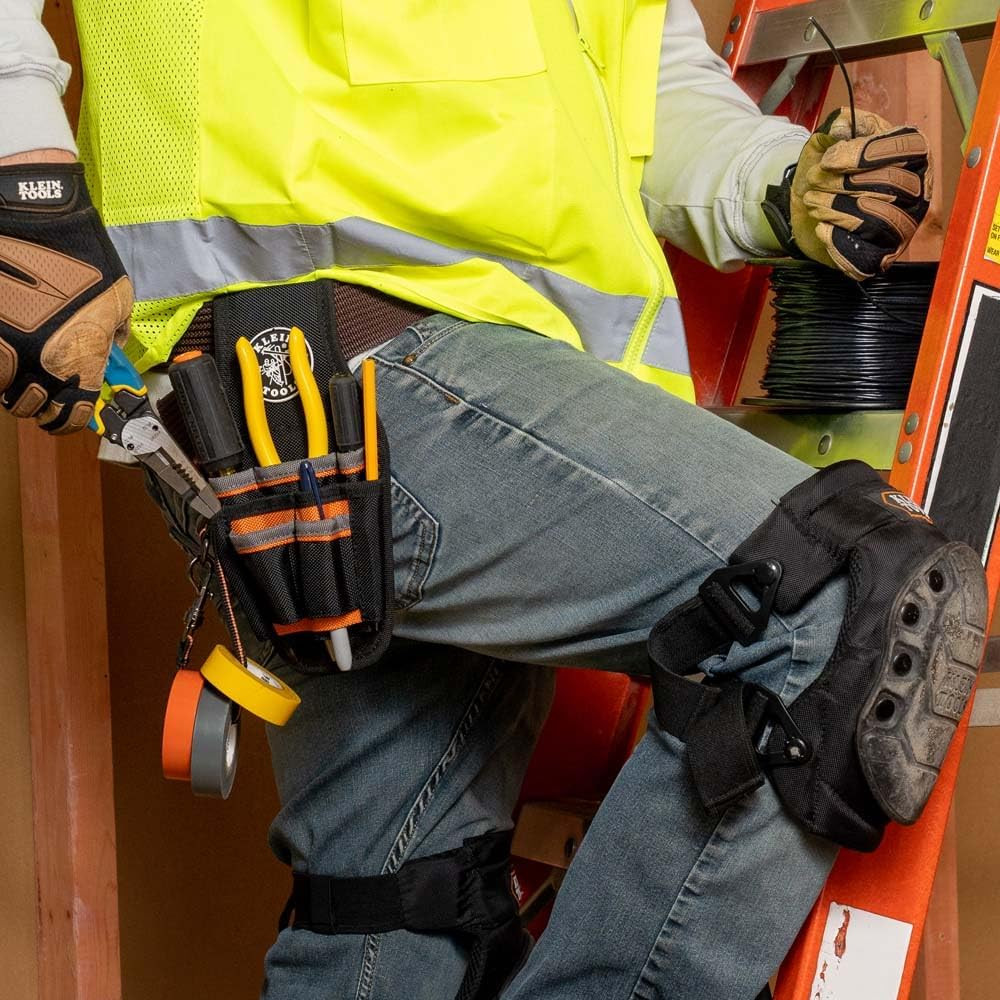 Klein Tools 5240 Tool Pouch, Tradesman Pro Maintenance Tool Pouch with 9 Pockets