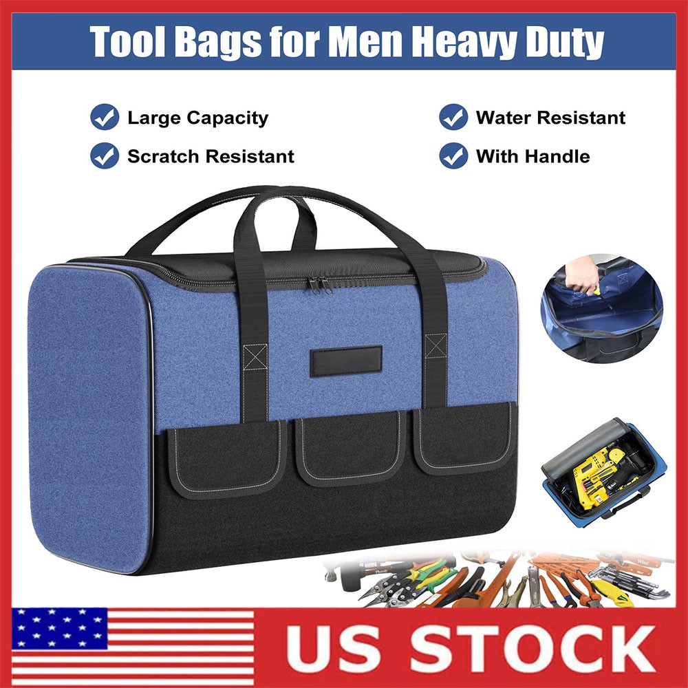 Multifunctional Tool Bag Heavy Duty Large Capacity Portable Storage Bag Outdoor