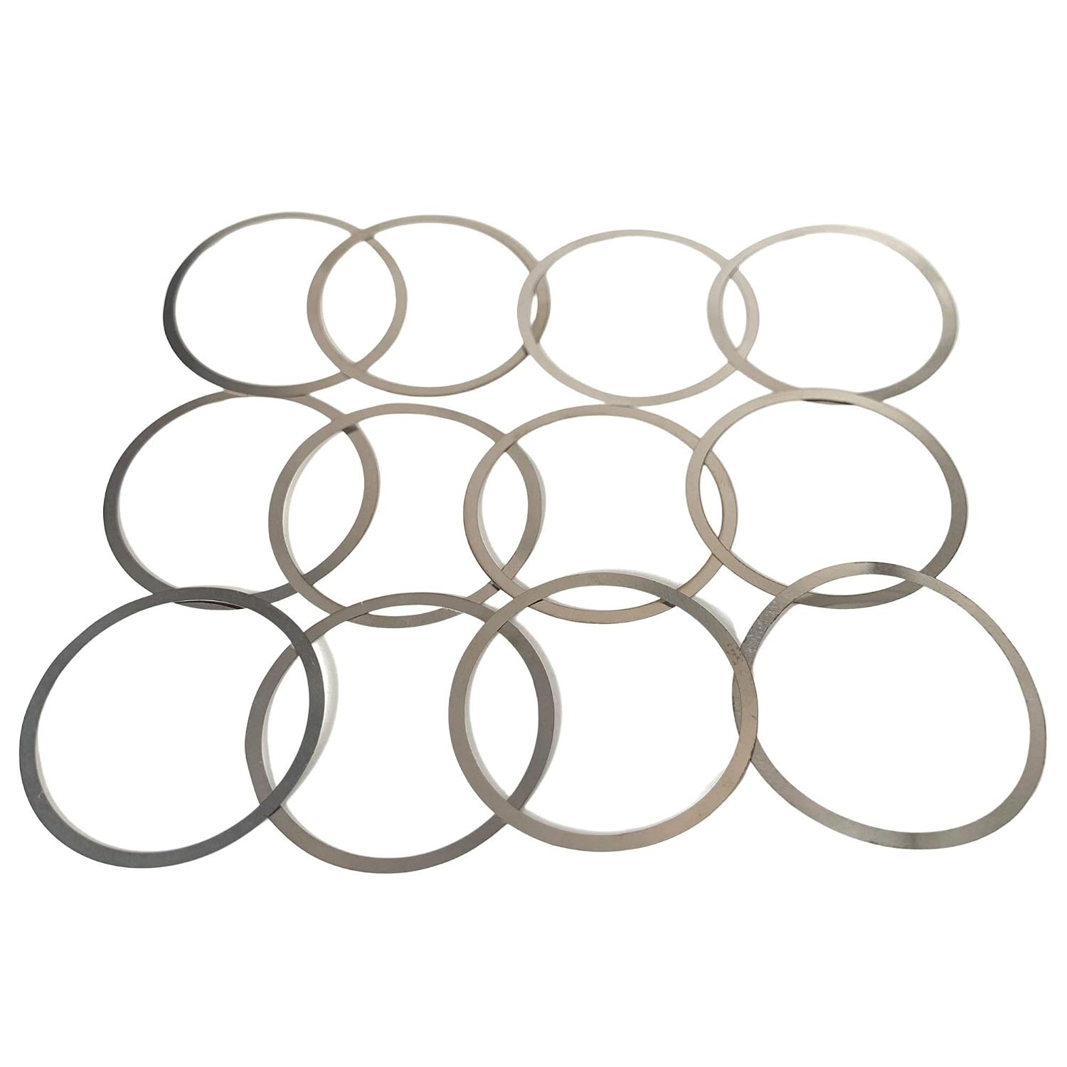 Adjustment Shim Nuts Free Float Spacers .001 .002 .004 Thick 1.125 inches 12