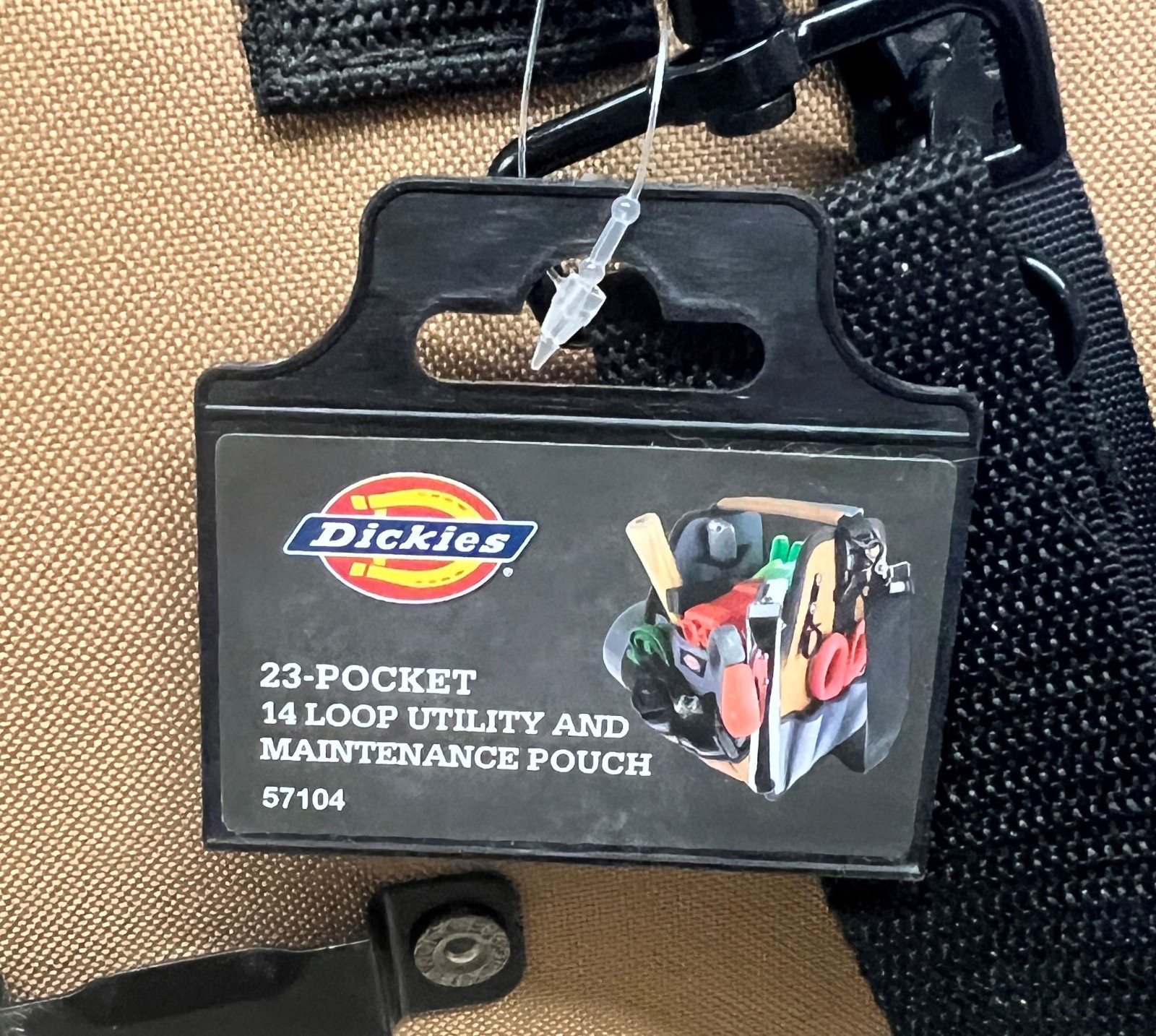 Dickies Work Gear 57104 23-Pocket Canvas Utility and Maintenance Tool Tote