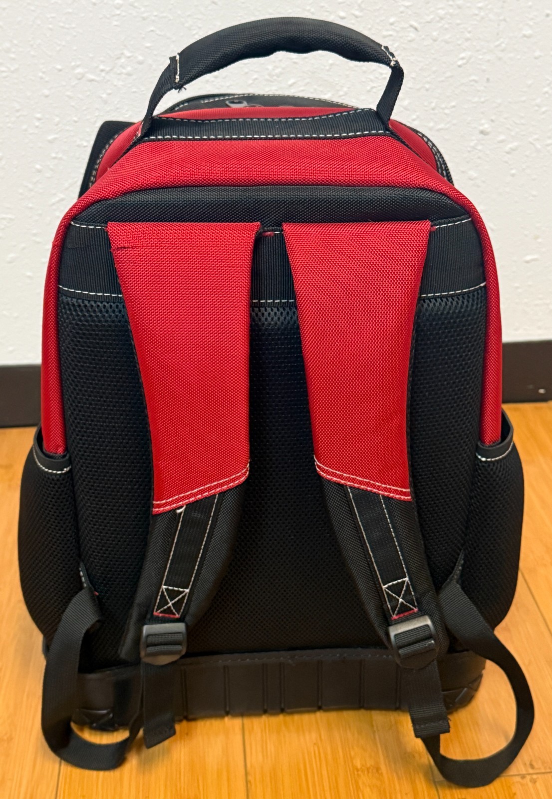 UEI AC550 Heavy Duty HVAC Tool Backpack for Install Kits, Black & Red – NEW