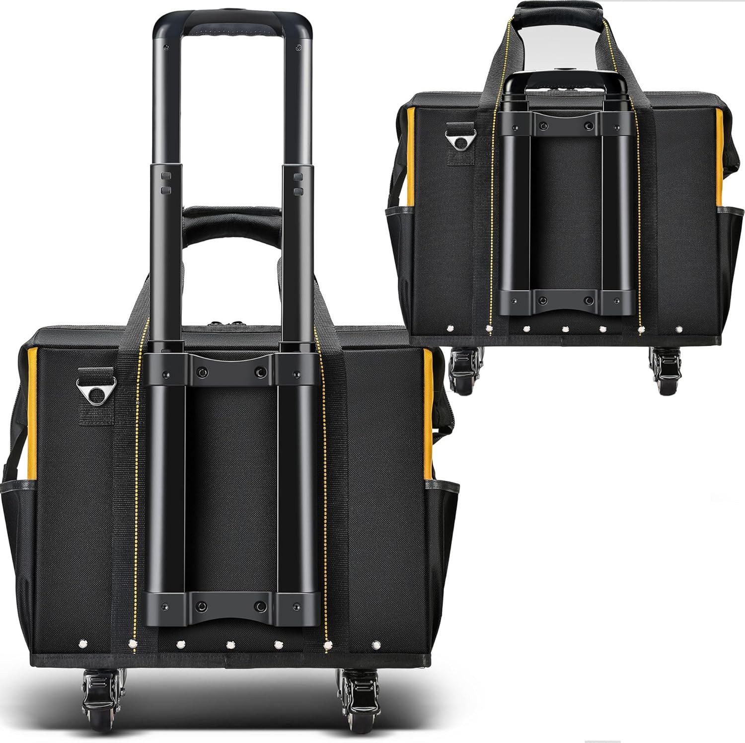 Wheeled Tool Bag & Pocketed Tool Vest for Men – Ultimate Gear Combo
