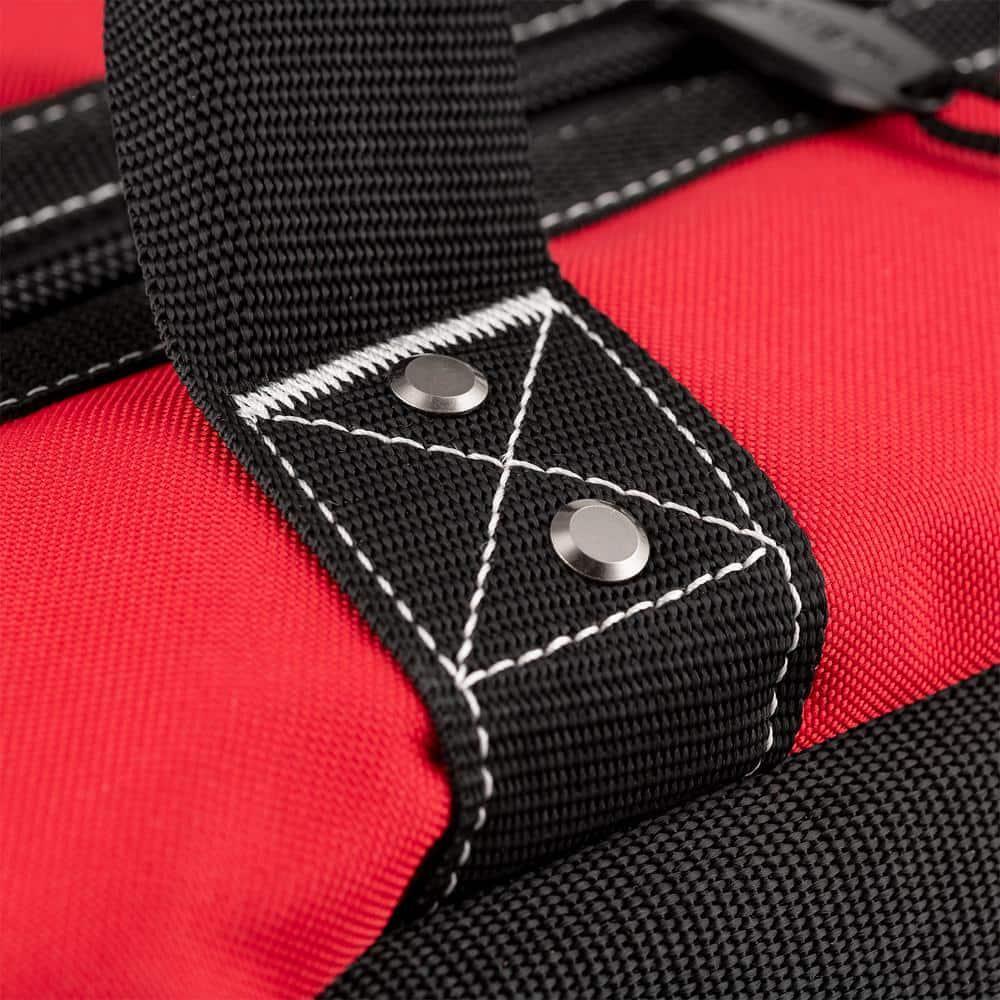 Husky Rolling Tool Bag 18 in. Large 18-Pocket Water-Resistant Telescoping Handle