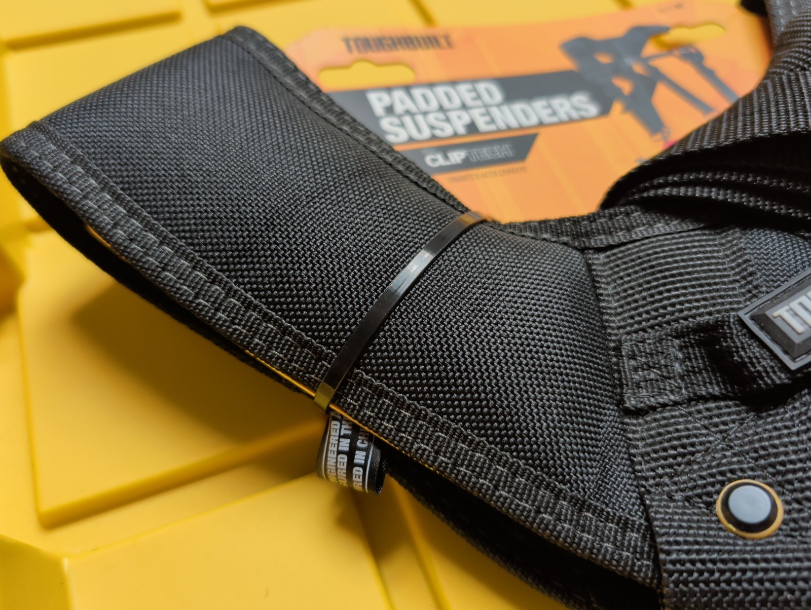 TOUGHBUILT GelFit ClipTech Suspenders TB-CT-51 Adjustable Chest Strap