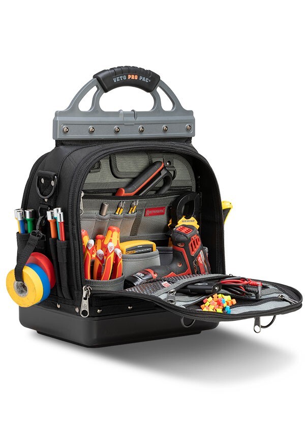 Veto Pro Pac TECH-LCT BLACKOUT Closed Top Tool Bag, VPP10721