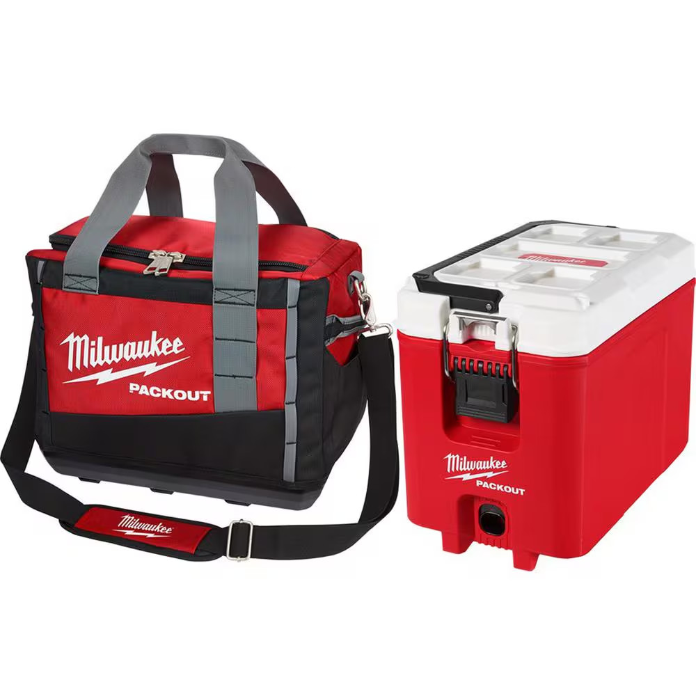 15 In. PACKOUT Tool Bag/Tote with 16 Qt. Cooler