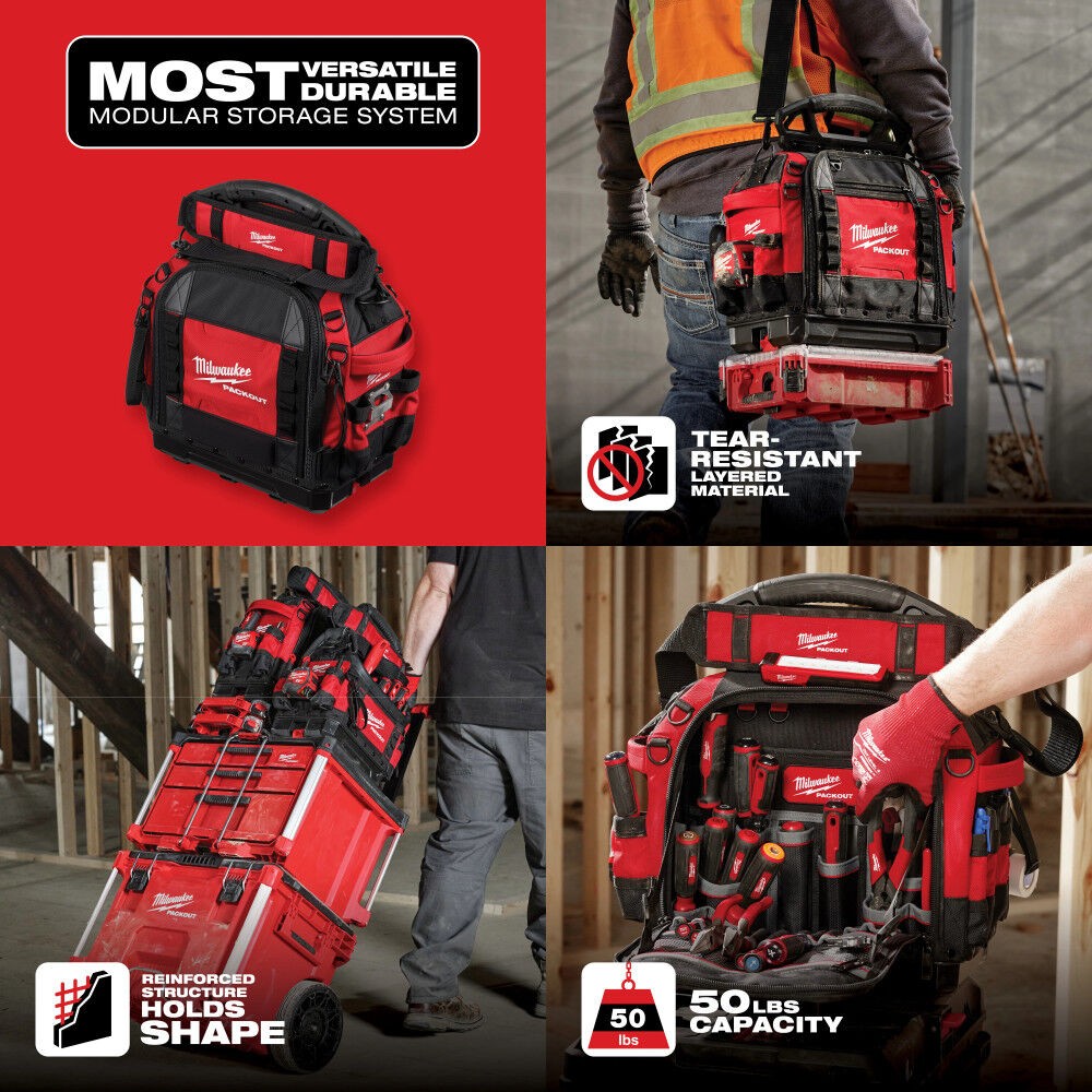 Milwaukee Packout 15 In Structured Tool Bag