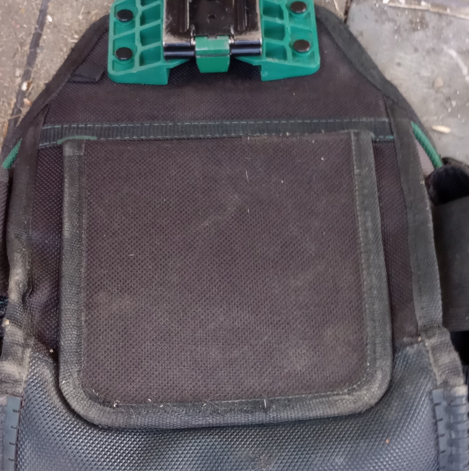 Masterforce Tool Pouch Black Green Canvas Durable Single Item