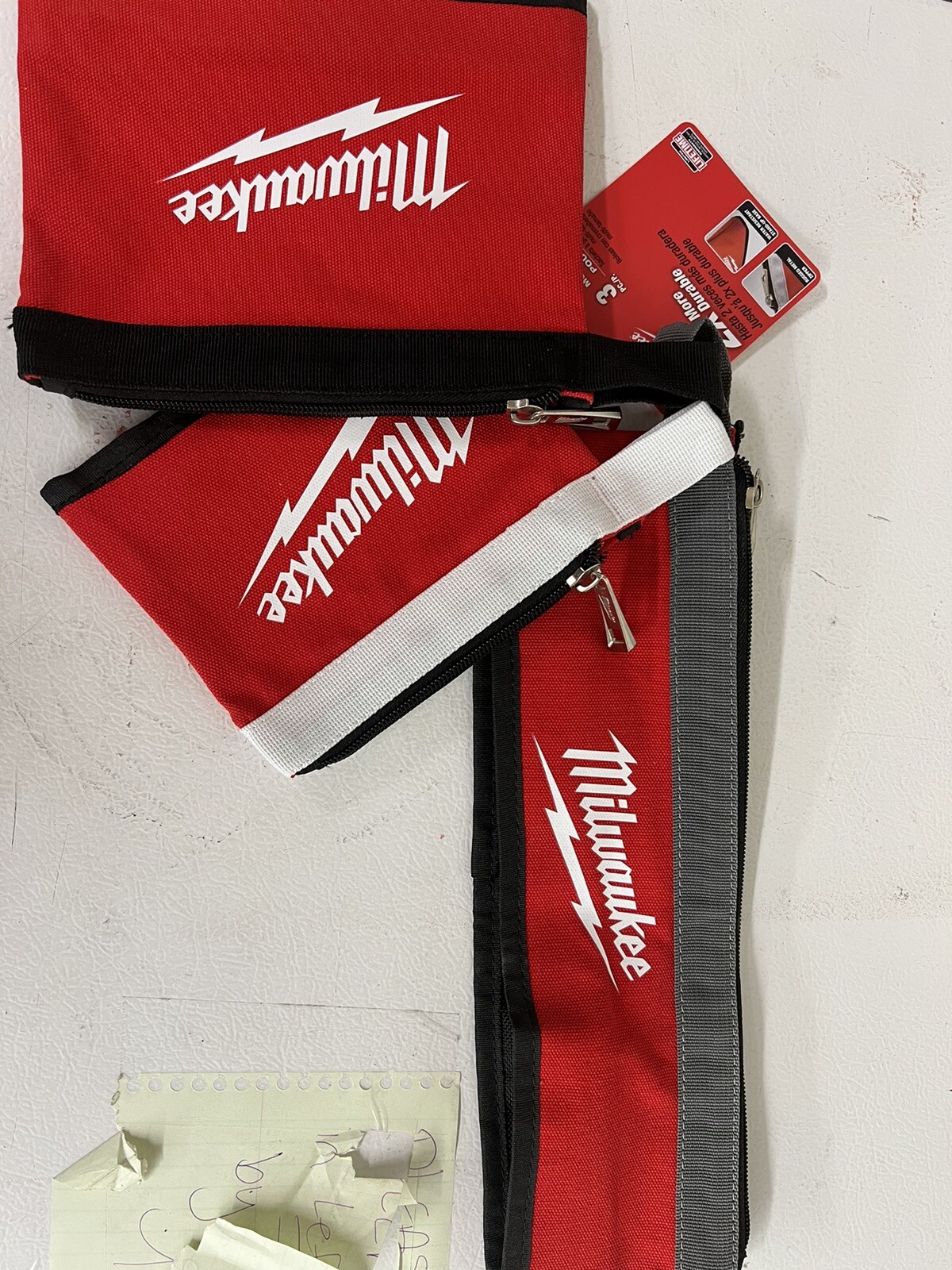 Milwaukee 48-22-8183 3PC Multi-Size Zipper Pouches