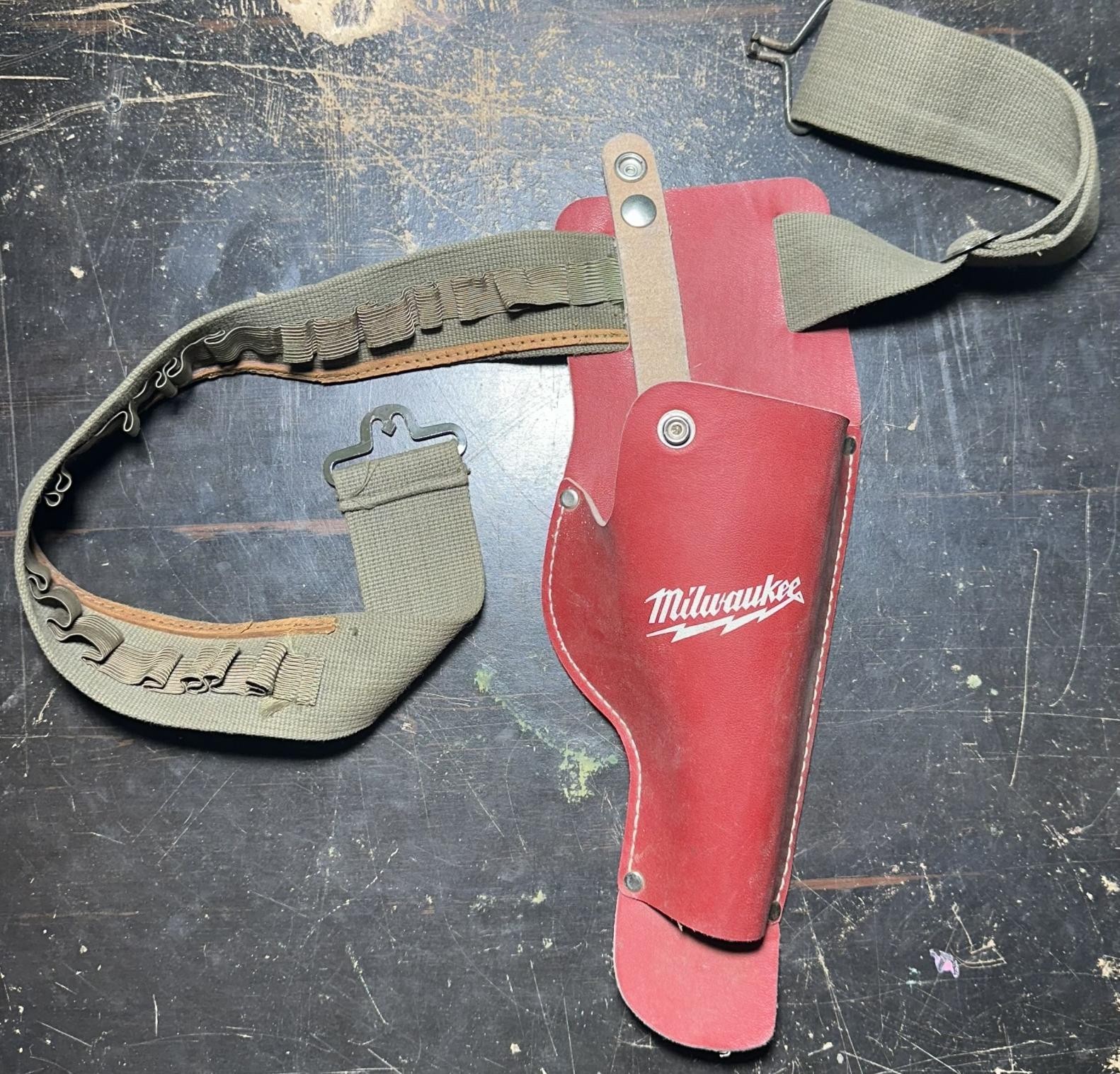 Milwaukee Leather Tool Holster With Strap / Belt