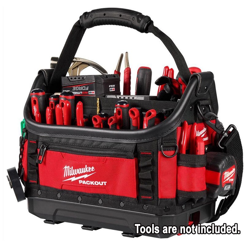 Original Milwaukee 48-22-8317 PACKOUT 15″ Structured Tote Tool Bag – FedEX