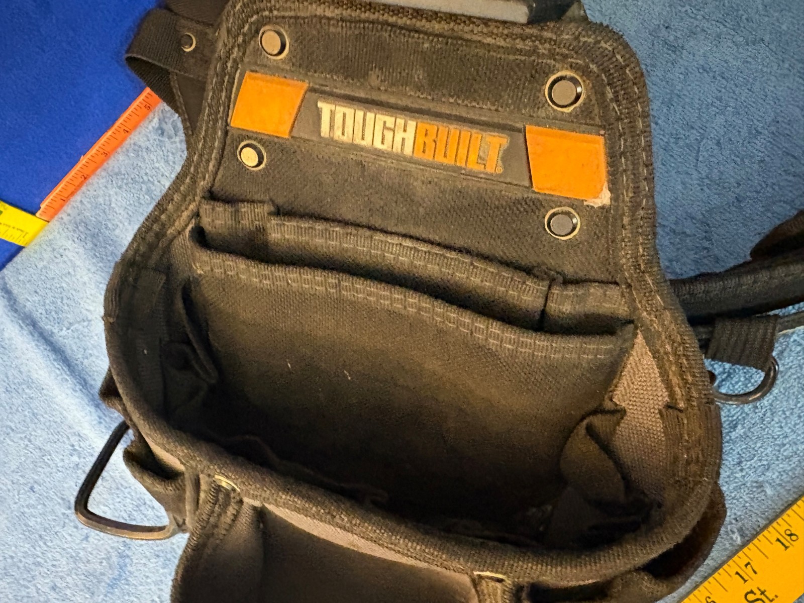 ToughBuilt Work Tool Belt w/ Suspenders w/ Pouch