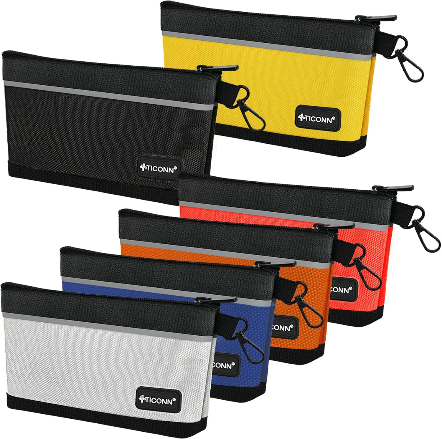 Tool Pouches with Zipper, 1680D Oxford Small Tool Bags, Waterproof Utility Bag Z