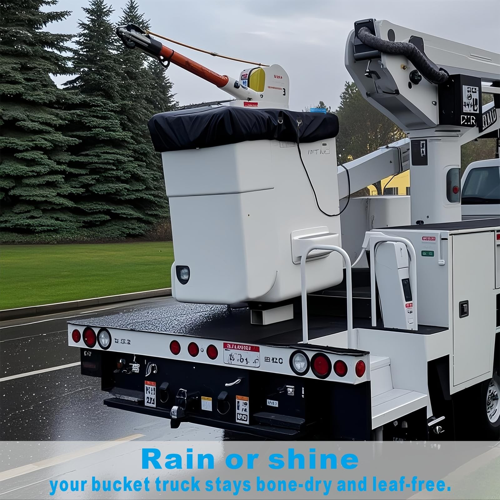 Bucket Truck Cover – Double Layer Oxford Cloth, Fits 1 Man Vinyl Bucket, 28 x 34