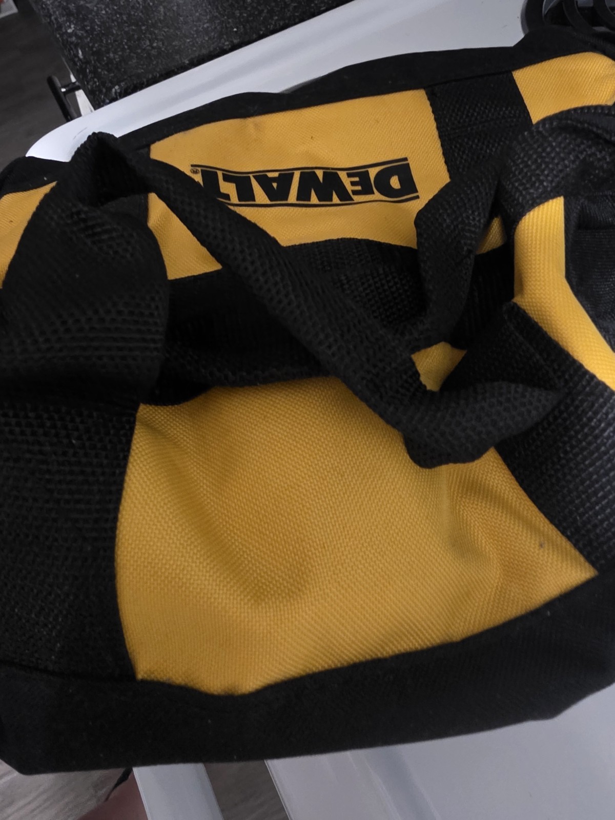 DeWalt Bag 11x8x6 Small Heavy Duty Nylon Canvas Contractor Tool Bag Case