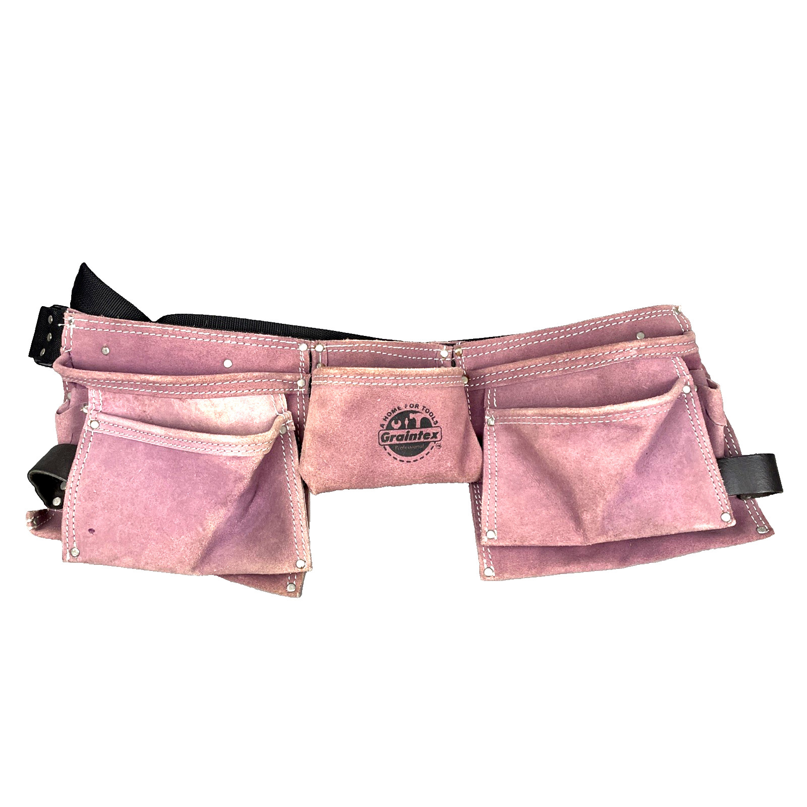 Graintex Professional Purple Suede Leather Tool Belt Work Apron