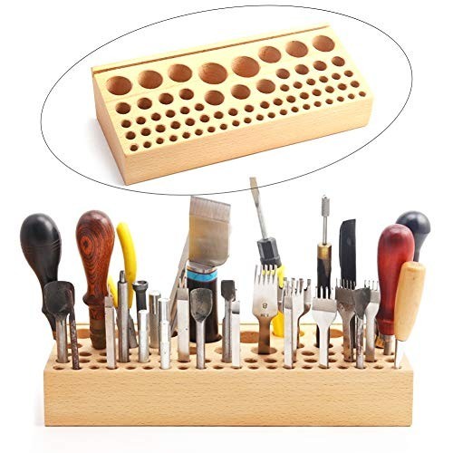 68 Styles Leather Tool Holder Rack – Professional Punch Craft Organizer for Leat