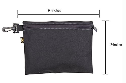 CLC Custom Leathercraft 1100 Multi-Purpose Clip-on Zippered Pack of 1, Multi