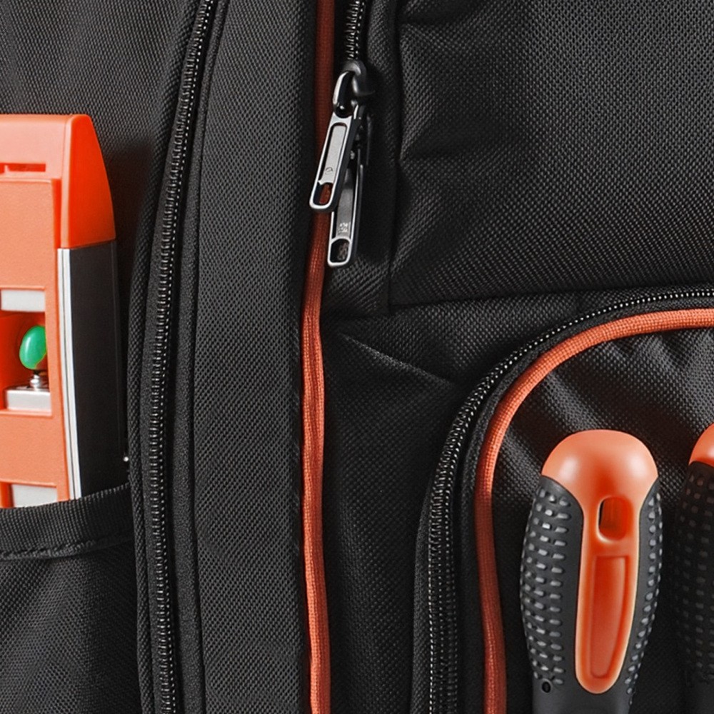 Electrician Tool Backpack 49 Pockets Tear‑Resistant Jobsite Storage Backpack