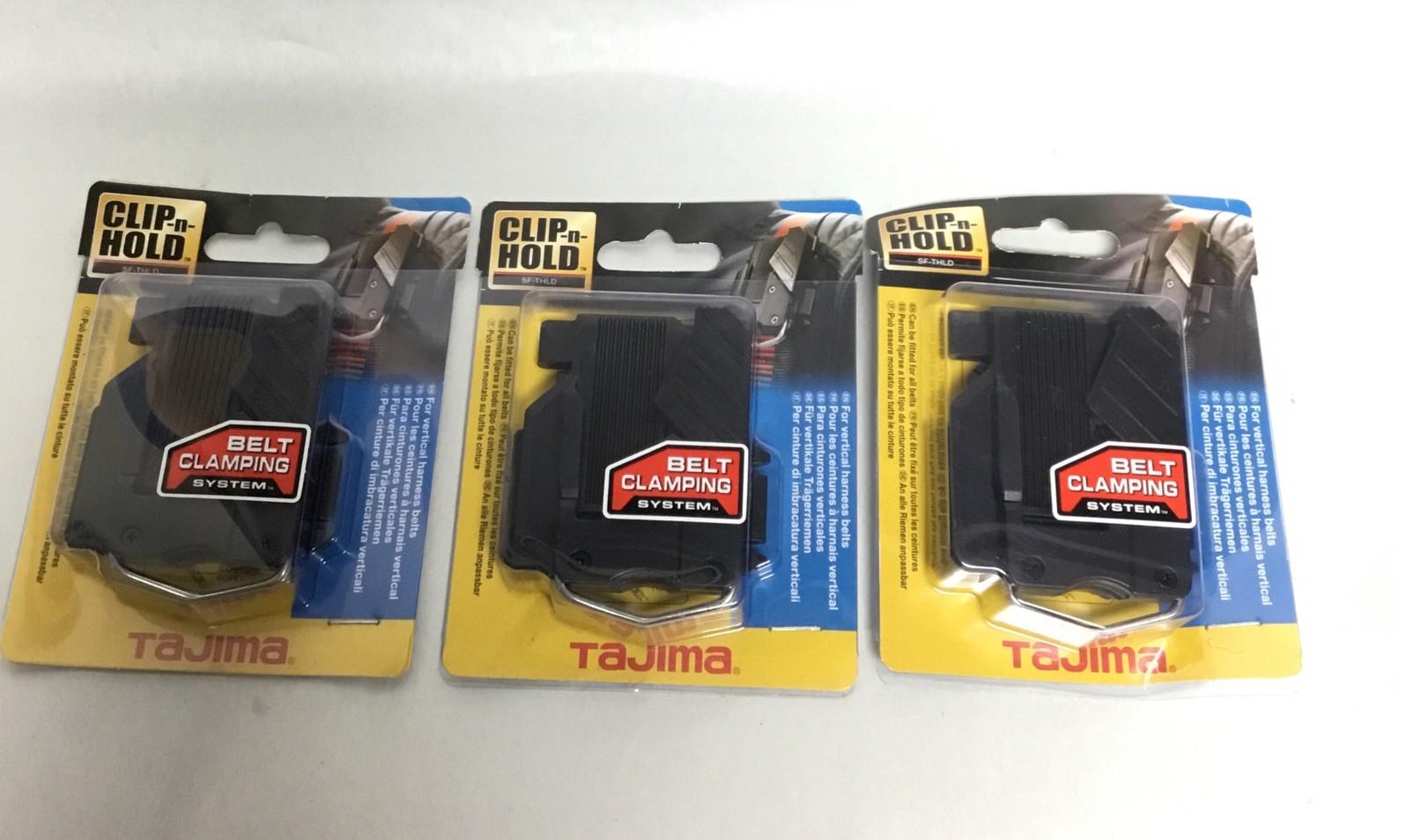Tajima Clip-n-Hold – 3 Pack -Vertical Harness Belt-SF-THLD- Free Shipping