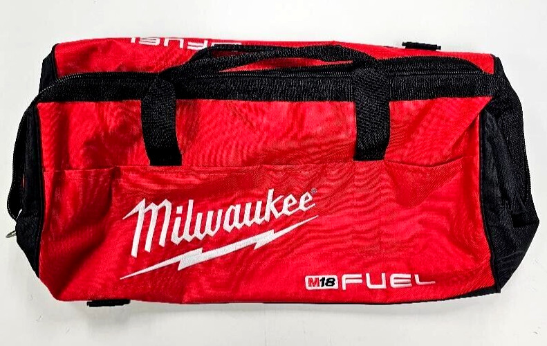 New Large FUEL Milwaukee 22″ Heavy Duty Canvas Tool Bag/Case, M18 12 14 18 Volt